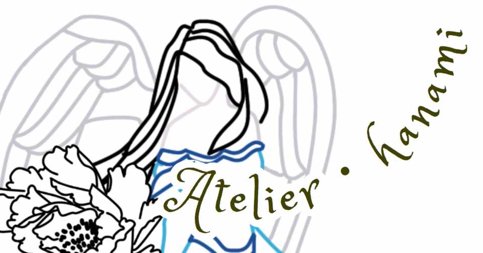 刺繍図案イラスト練習 天使 Atelier Hanami 刺繍とイラストと Note