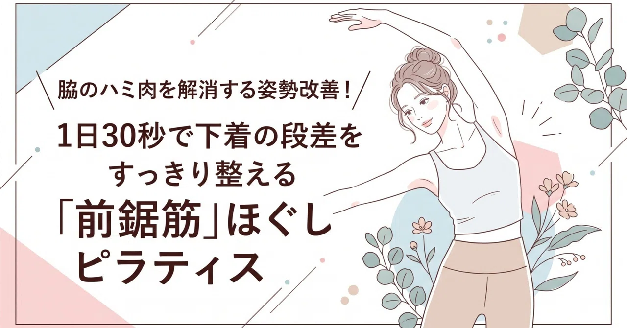 Posture Improvement to Eliminate Underarm Bulge! 30-Second Daily ...
