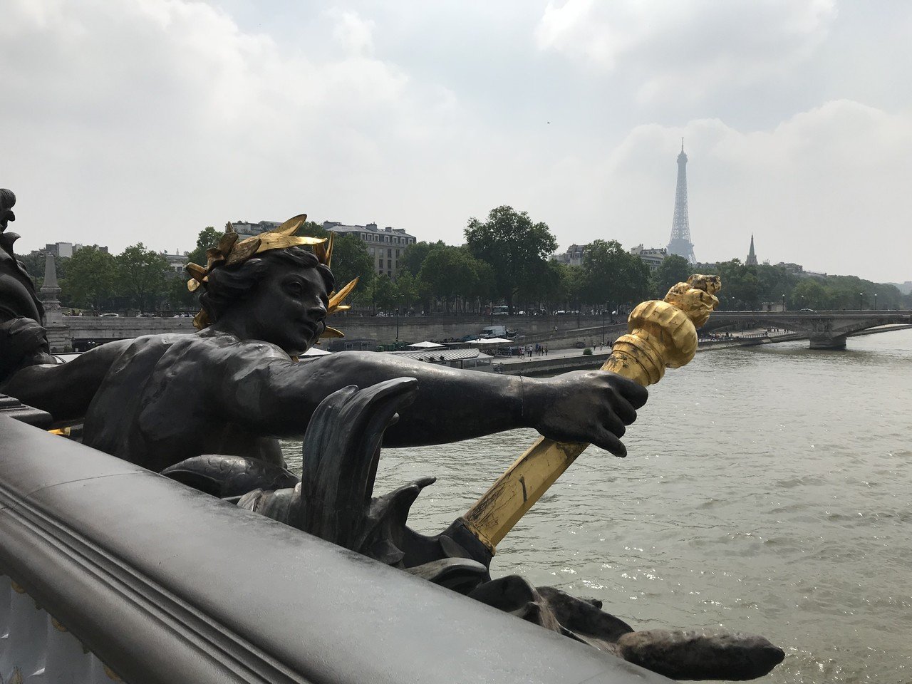 モーリス・ルジャンドル ミニプリント 「パリ、アレクサンドル3世橋