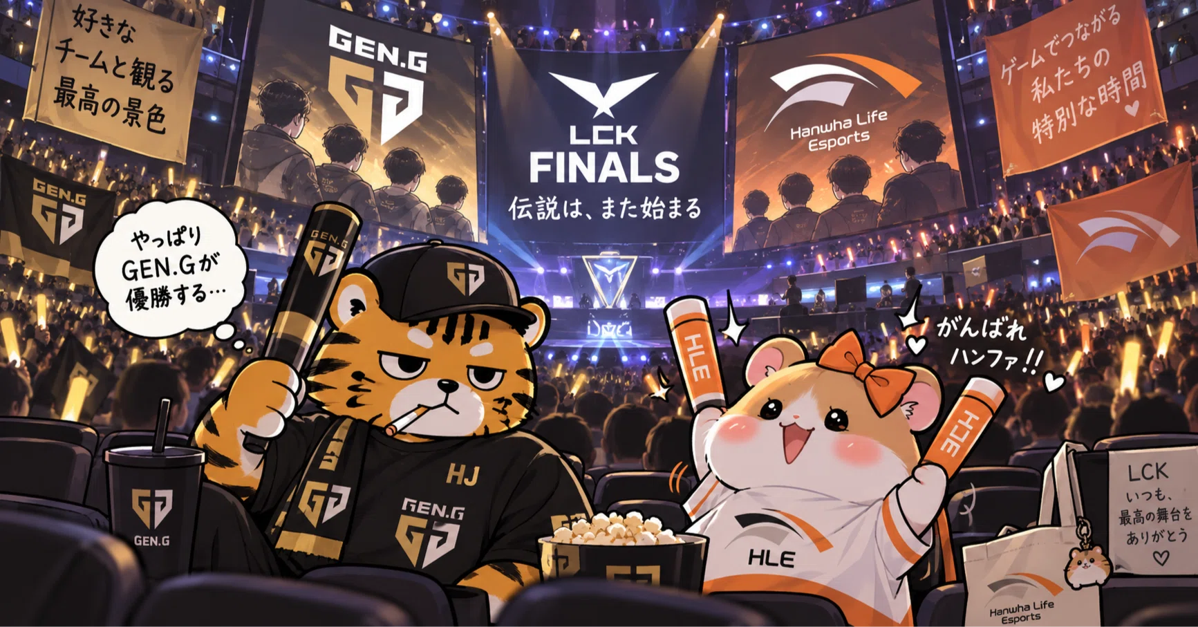 lol-GEN vs HLE. 今年も嫁とLCK決勝戦を見に行った話｜Hoken