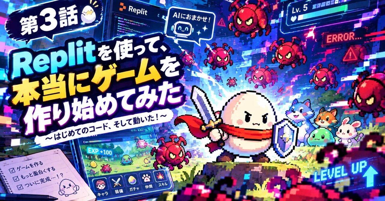 [Episode 3] I actually started making a game using Replit｜ねこラボ
