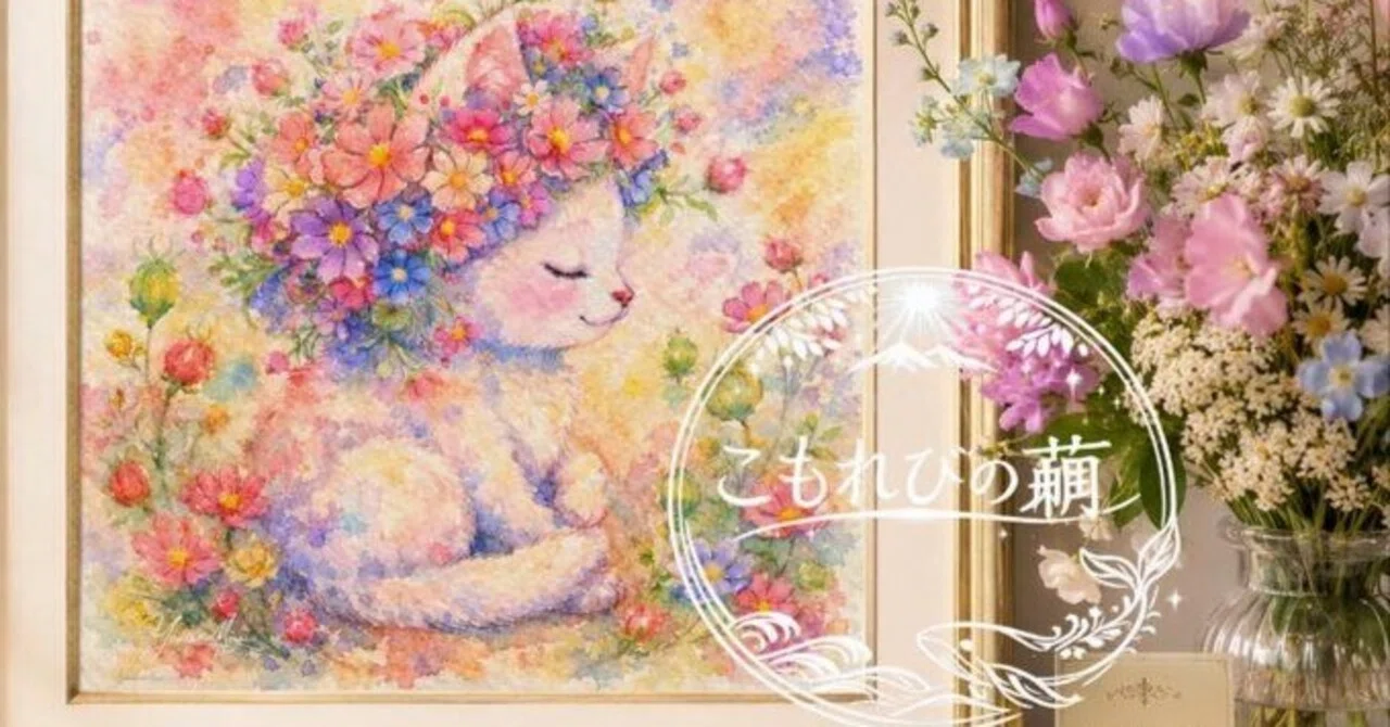 作品紹介】『Sogno della Natura』自然の温もりと白猫｜山繭 (YamaMayu