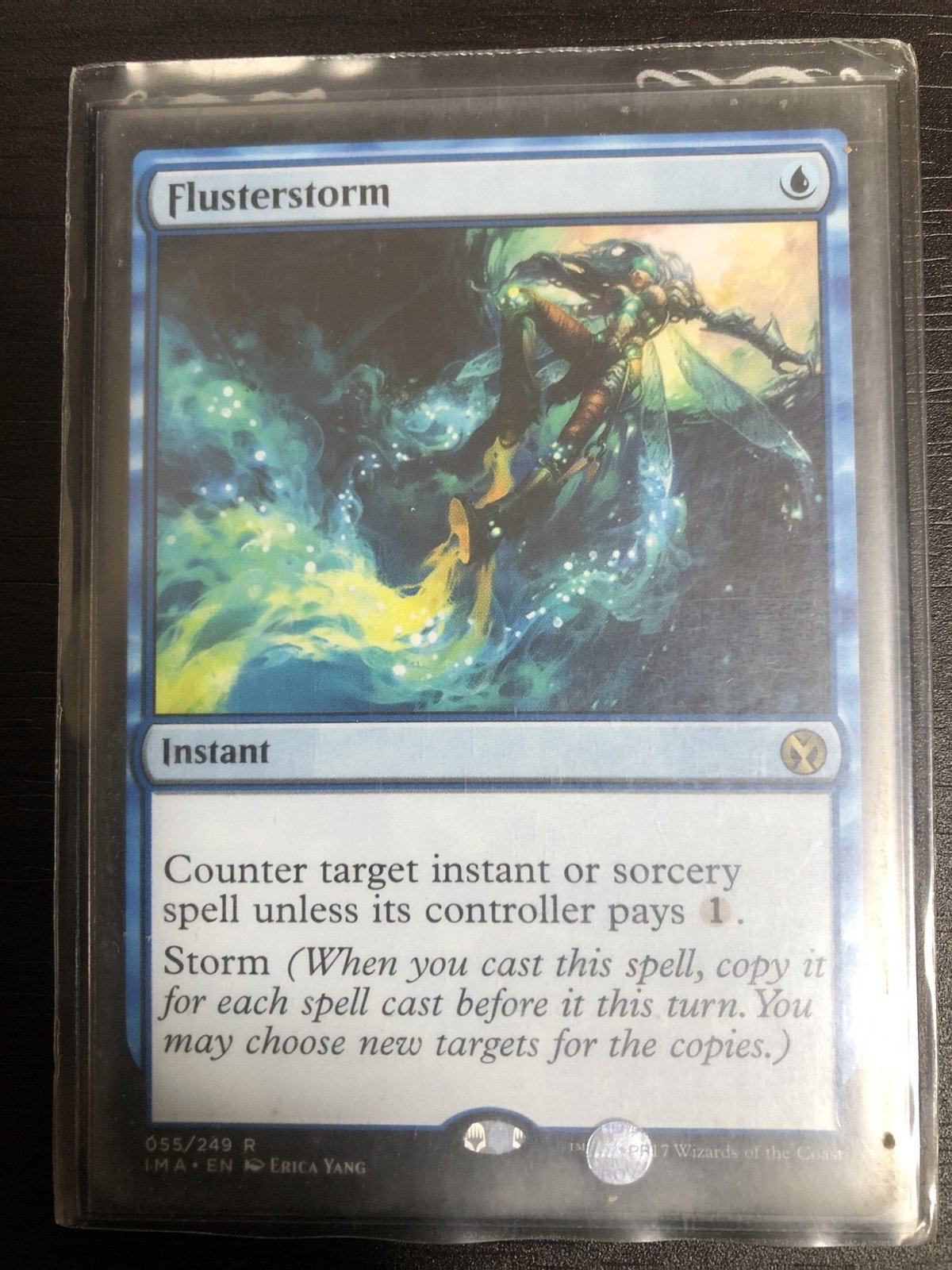Foil】《狼狽の嵐/Flusterstorm》[IMA] 青R | 日本最大級 MTG