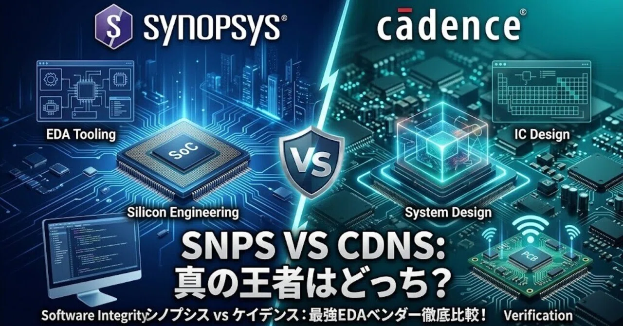 [Competitive Comparison] Synopsys (SNPS) vs. Cadence (CDNS) | Who is ...