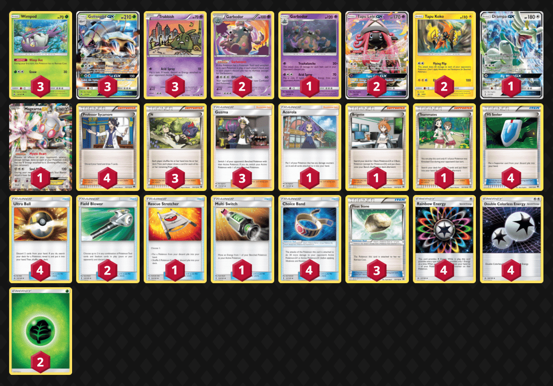 ポケモンカード wcs2017 準優勝デッキ グソクダスト 構築済みデッキ ポケモンカード wcs2017 準優勝デッキ グソクダスト 構築済み