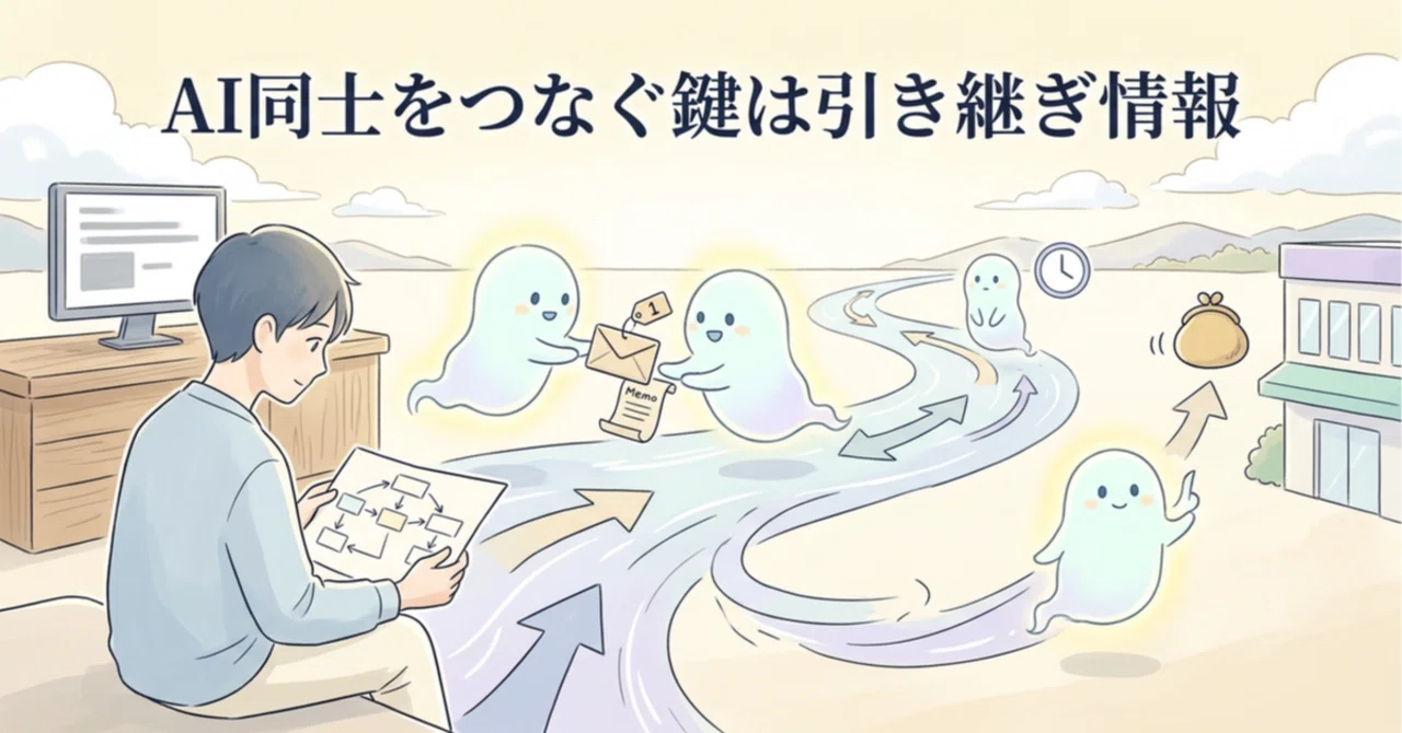 When connecting AIs, 'handover information' is the key｜kon