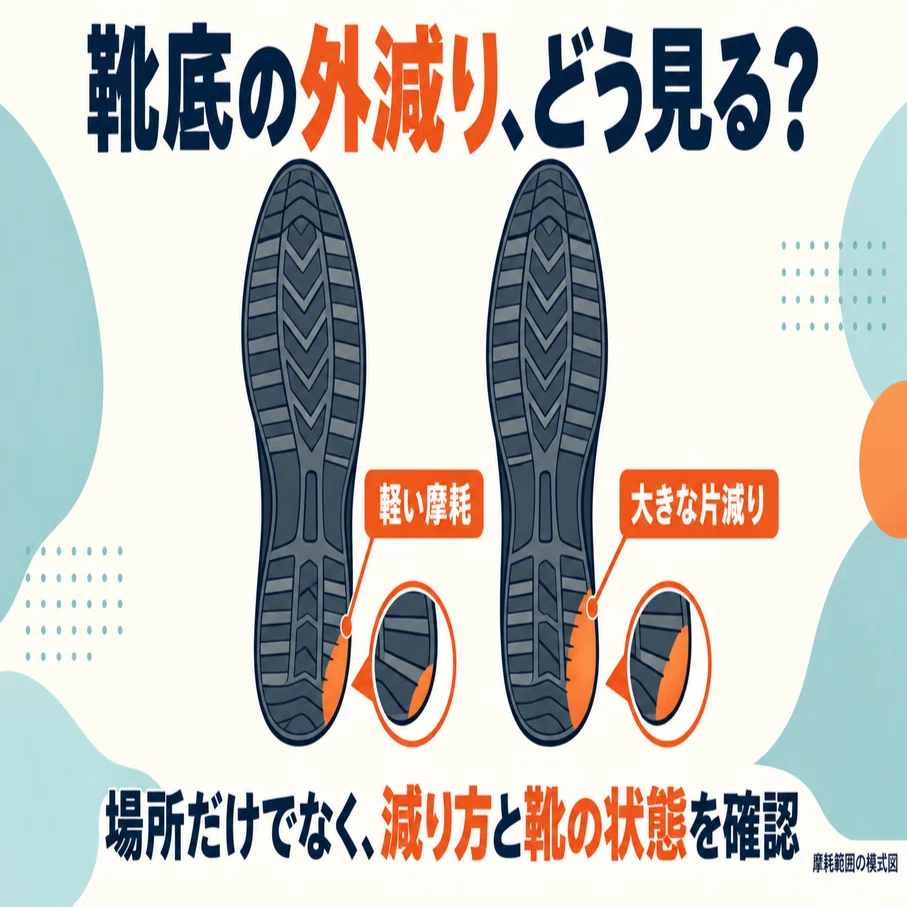 靴 外側 が 減る