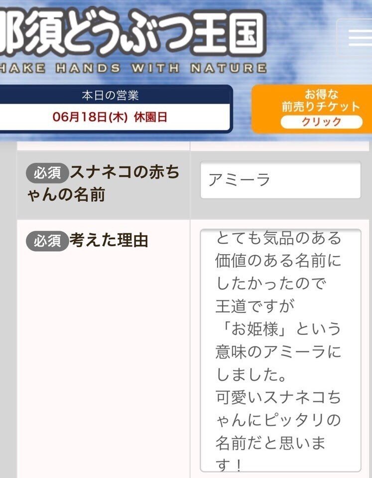 あなたのお名前は おかちもんこ Note