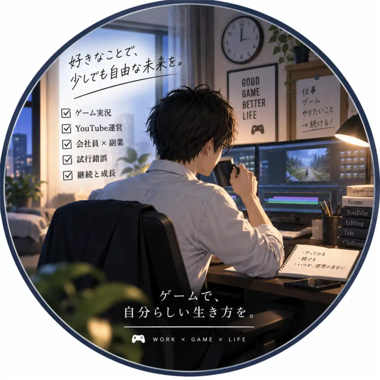ナナシ｜会社員ゲームYouTube