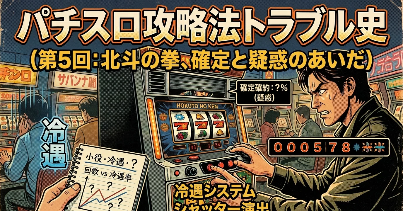 パチスロ攻略法トラブル史(第5回:北斗の拳、確定と疑惑のあいだ