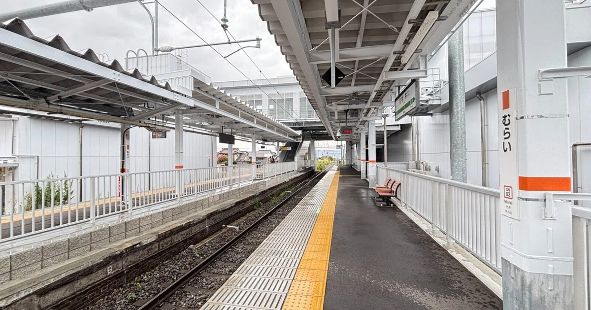 [#93 Becoming a New Station Building] Murai Station on the Shinonoi ...
