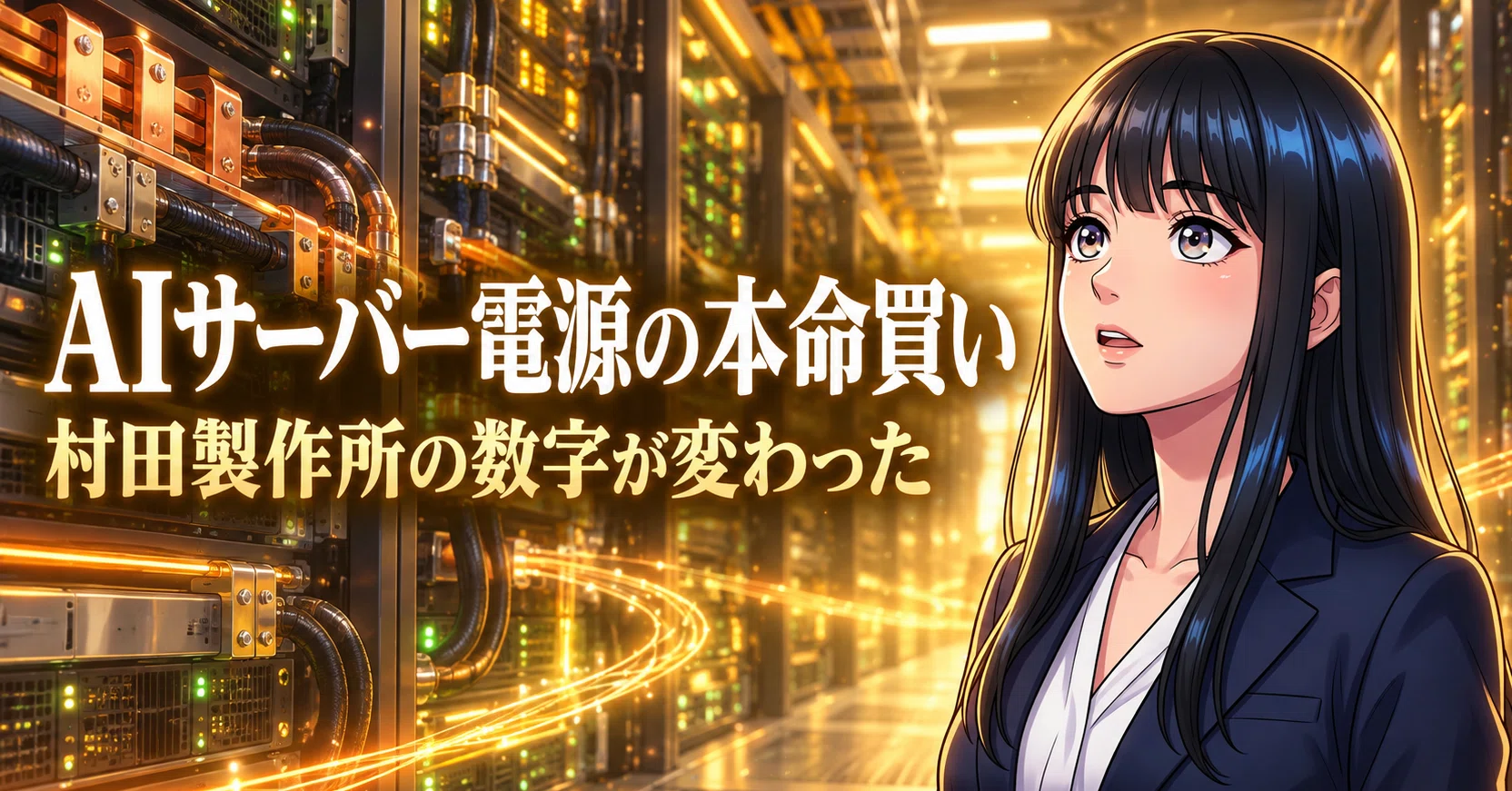 その他 Nia3 村田製作所】AIサーバーの部品争奪で決算が変わった！本命買いに追加