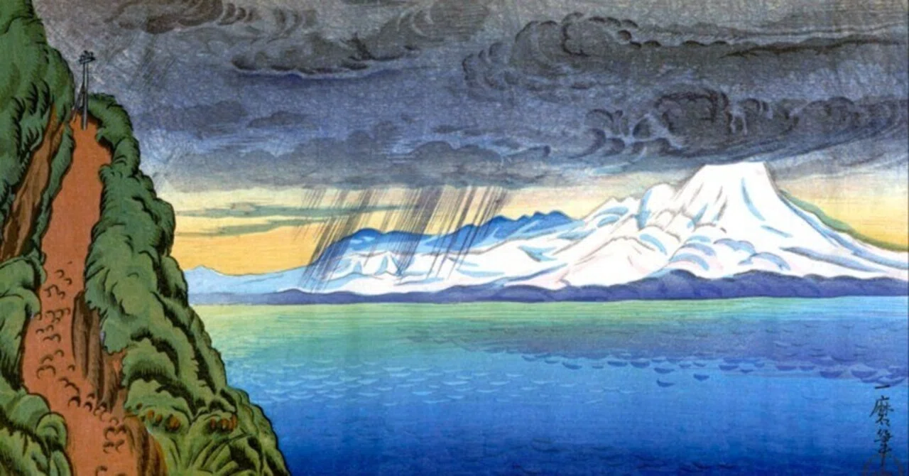 織田一磨《伯耆大山 遠望》｜絵画と暮らす｜古希画廊