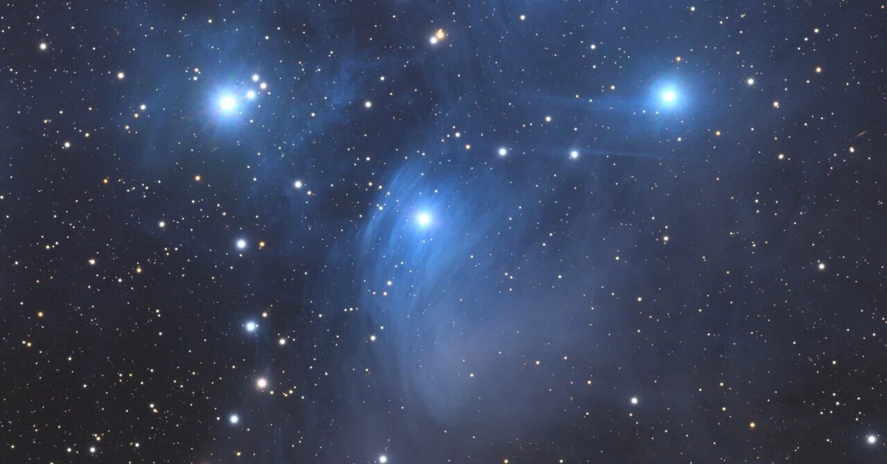 プレアデス星団（M45）｜Native Photon -龍之介note