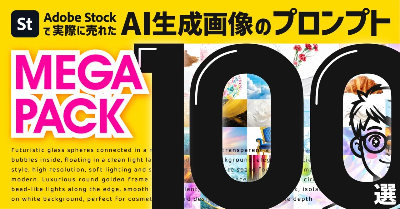 コピペOK】Adobe Stockで実際に売れたAI生成画像の厳選プロンプト