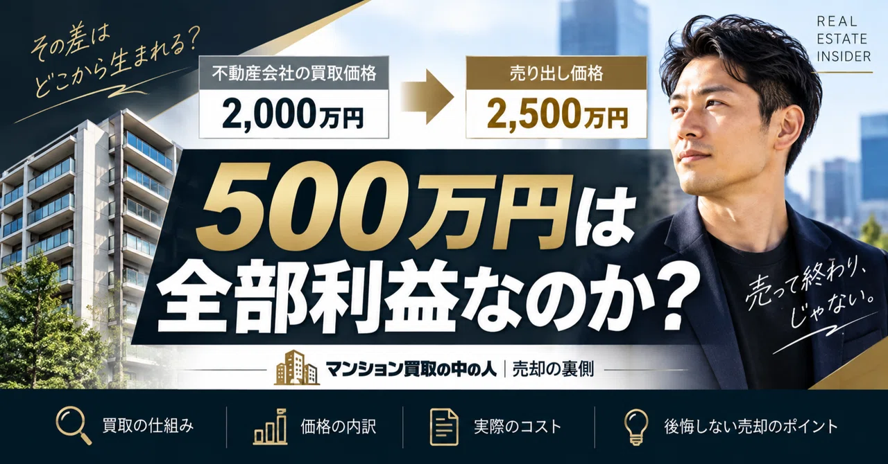 The apartment I sold to a real estate company for 20 million yen was ...