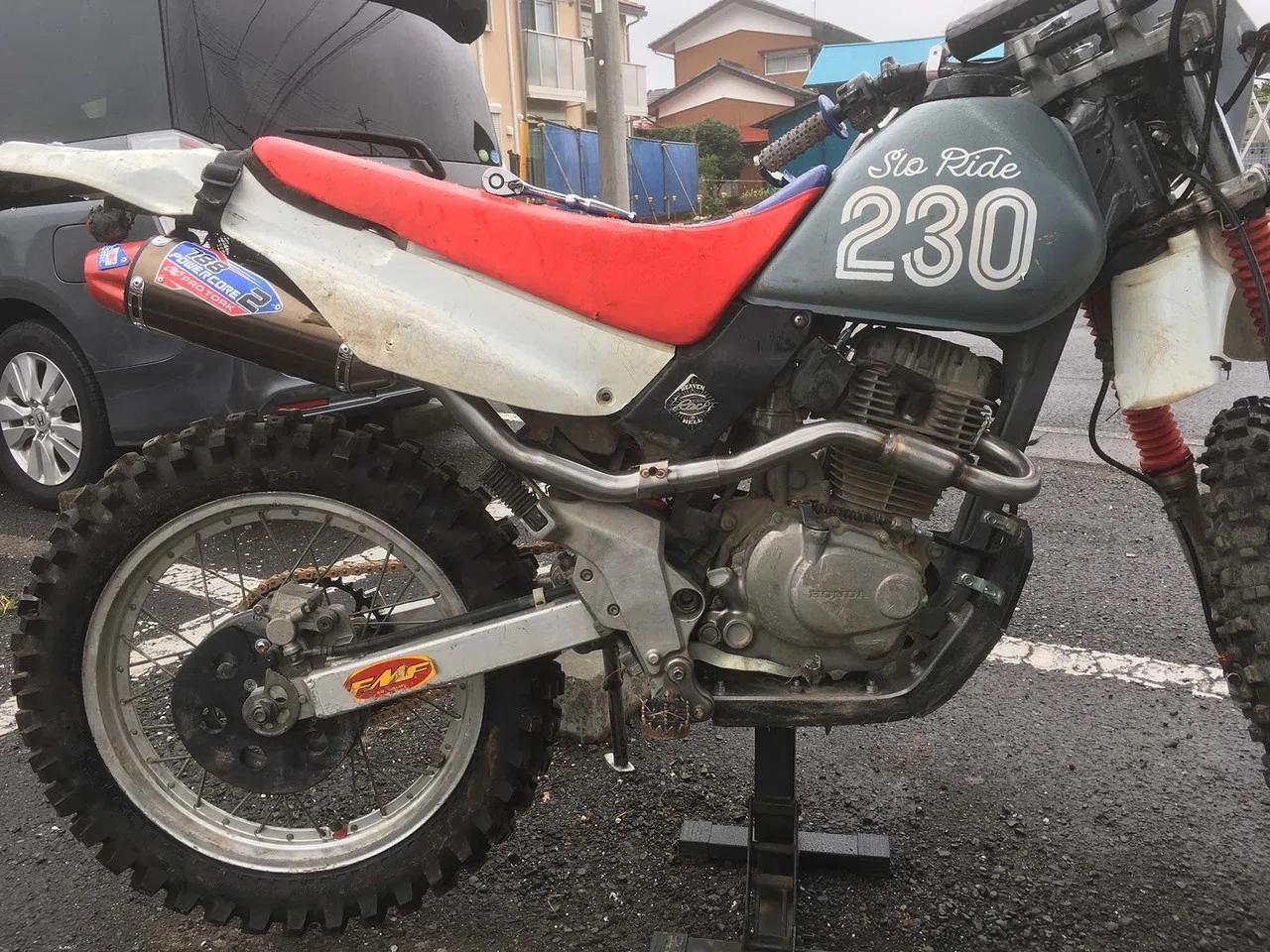中華マフラー（CRF230F用）装着について｜SLORIDE motorcycle & coffee