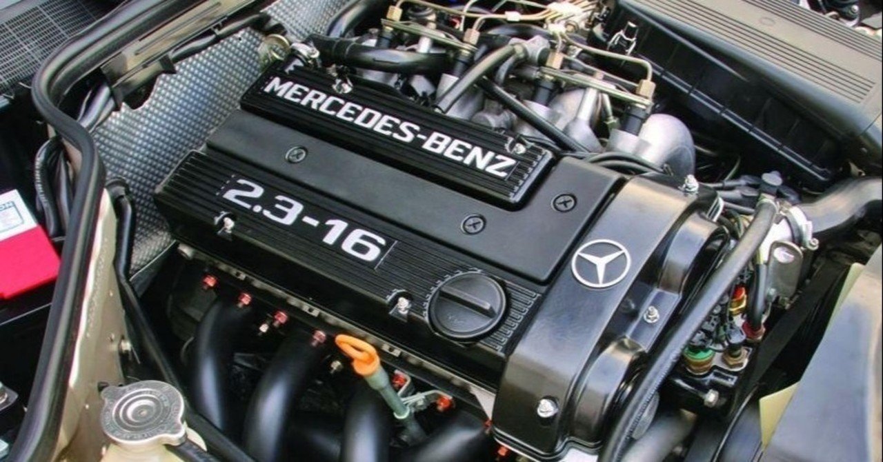 Mベンツ190E-23.-16Vコスワースエンジン販売―付属部品付