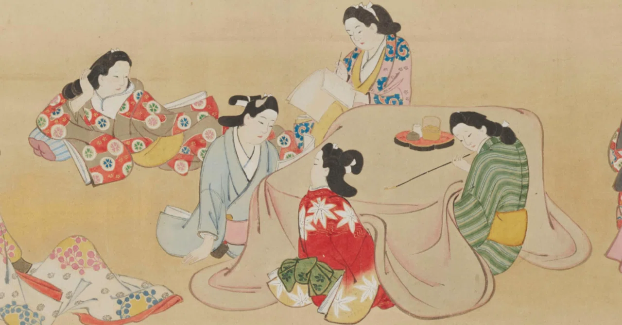 大英博物館展出品作㉛宮川長春《江戸風俗図巻》正徳～享保前期（1711