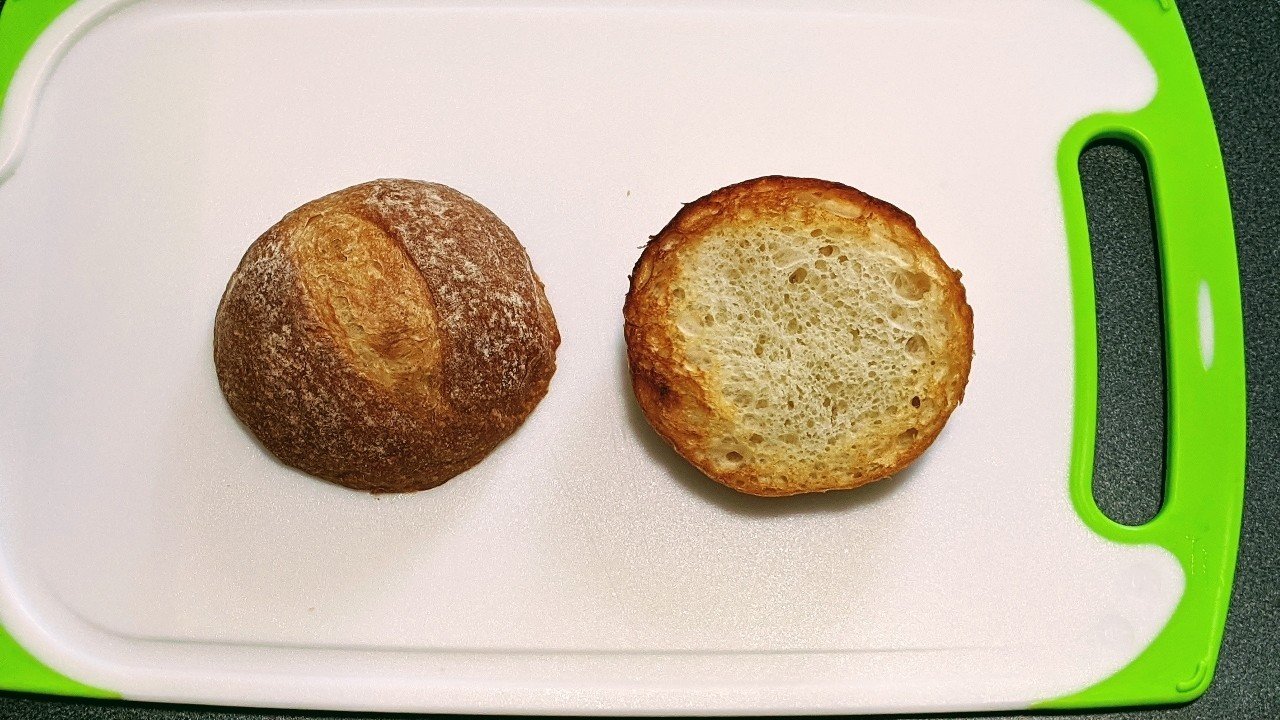 オシャレに朝食を 石窯ブールパンを使った簡単エッグベネディクト デニーズ風のレシピ公開アカウント Note