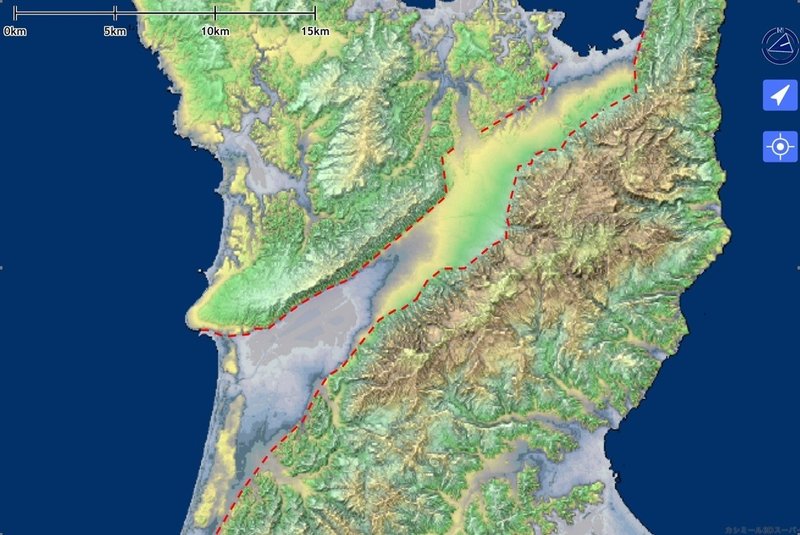 邑知潟平野_境界図示