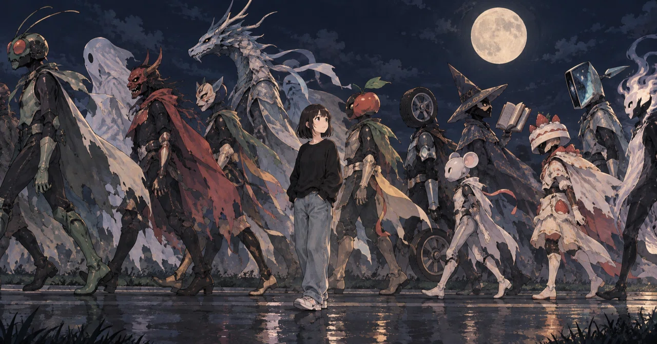Thinking about Kamen Rider through the lens of Yokai studies｜ぷぴちょ