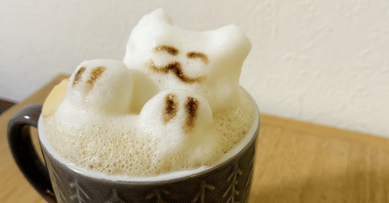 3dラテアートに挑戦 ゆきだるま Note