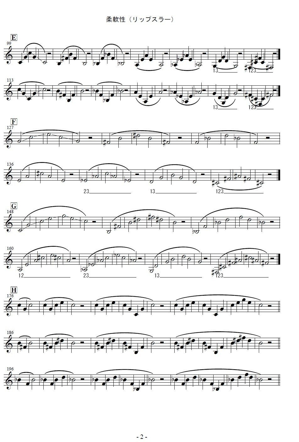 柔軟性 リップスラー 広域 高垣 智 Satoshi Takagaki Note 柔軟性 リップスラー 広域 高垣 智 Satoshi Takagaki Note