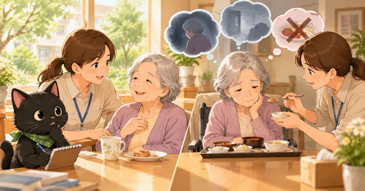 [Nursing Care] Is that kindness really for their own good?｜黒毛和猫