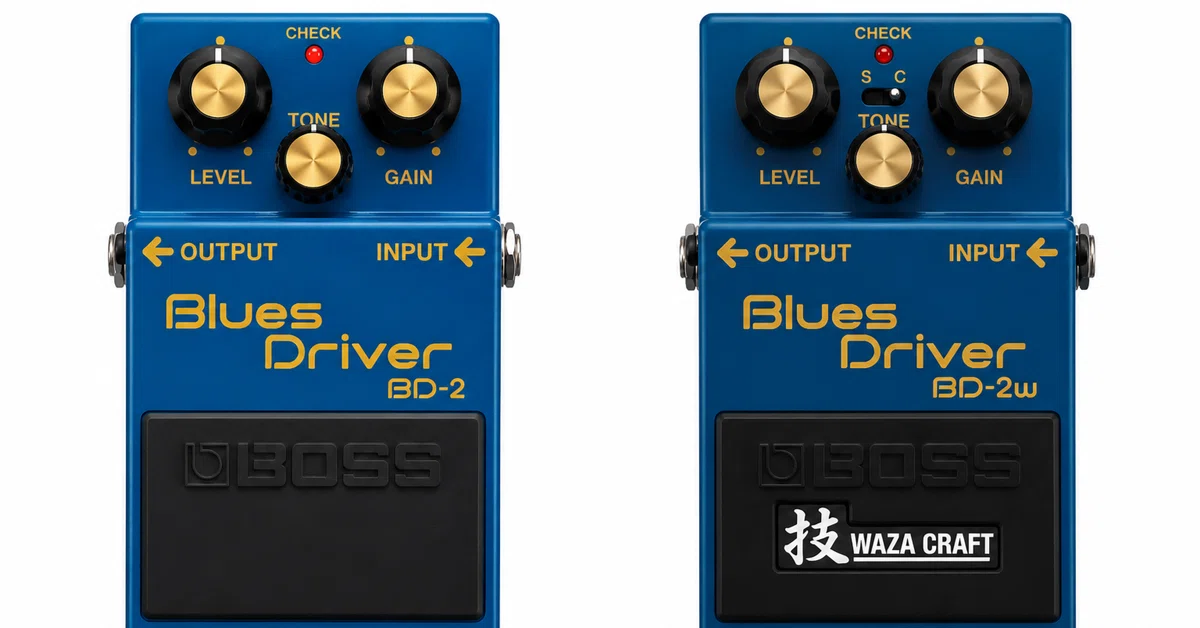 BOSS BD-2 vs BD-2W｜約1万円の価格差に意味はある？｜エレキギター