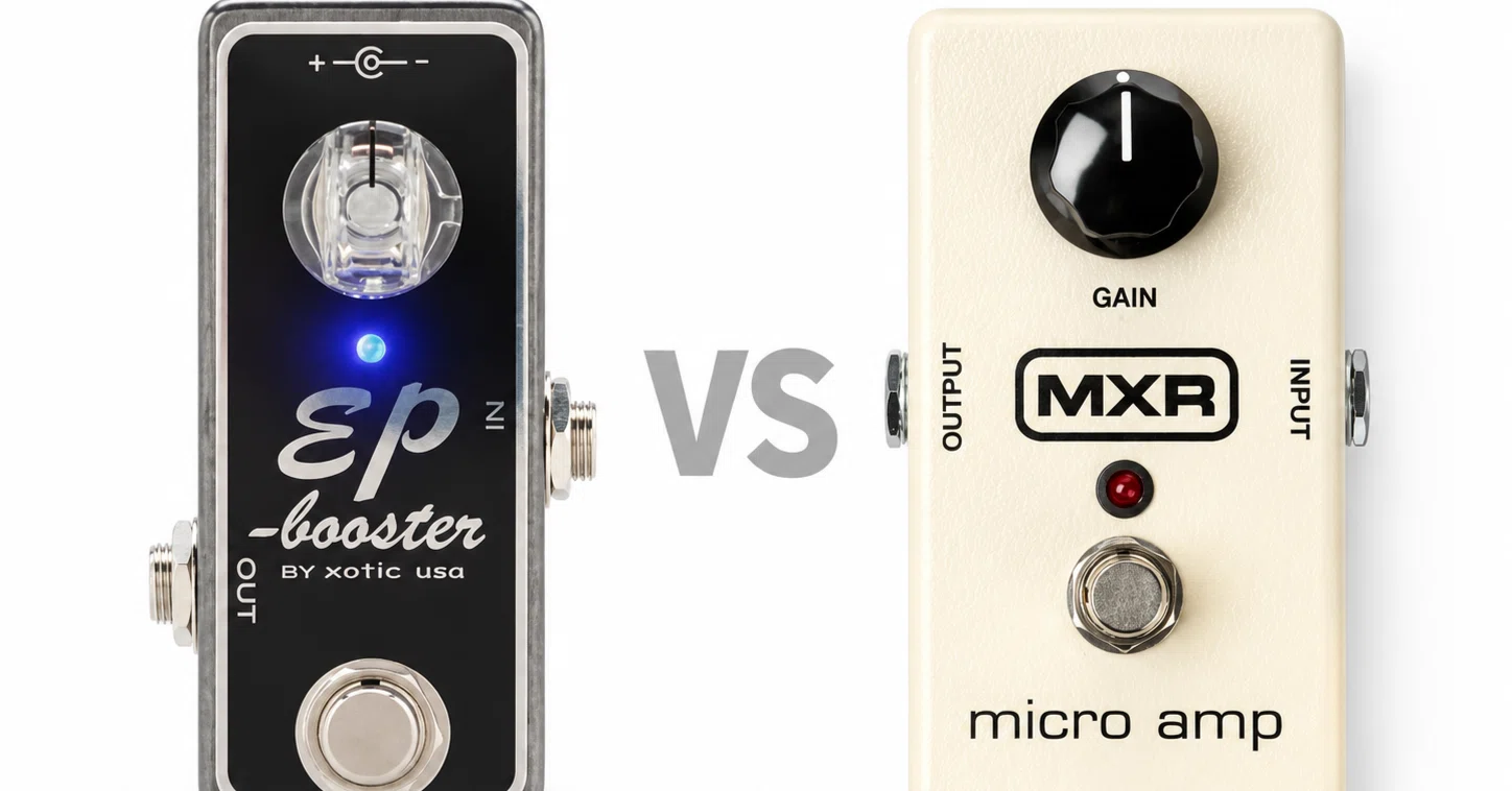 EP Booster vs MXR Micro Amp｜ブースターを1台だけ買うならどっち