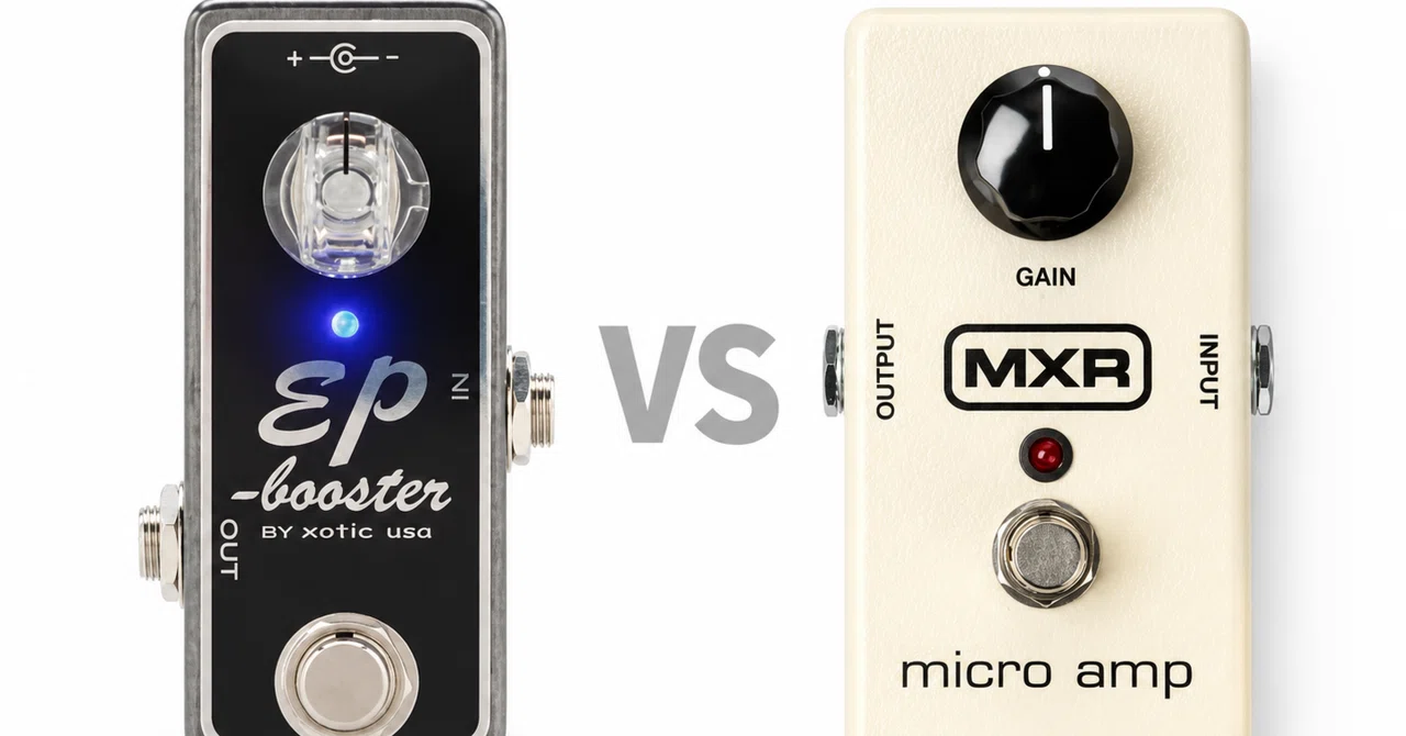EP Booster vs MXR Micro Amp｜ブースターを1台だけ買うならどっち