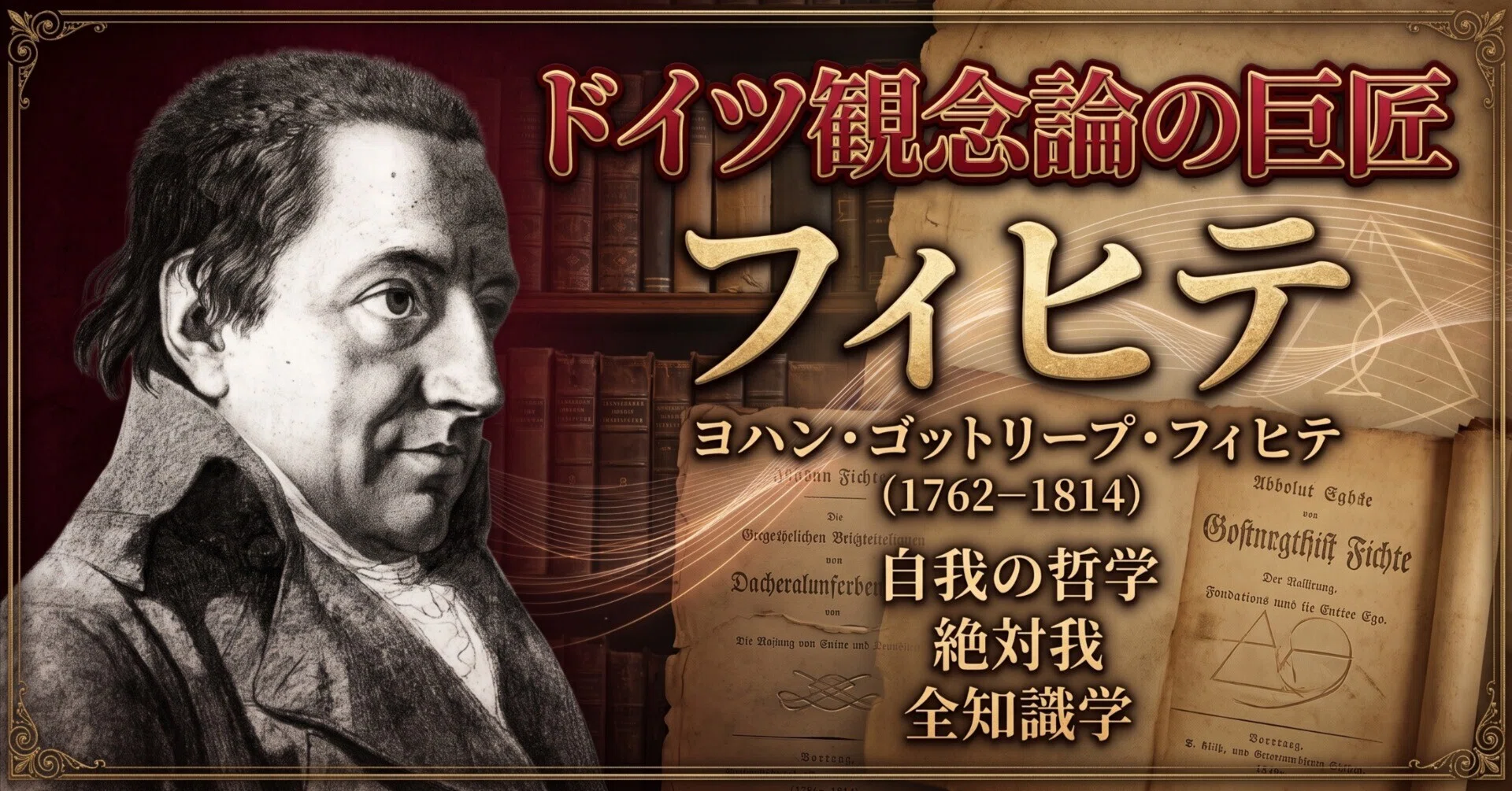 ヨハン・ゴットリープ・フィヒテ（Johann Gottlieb Fichte, 1762–1814