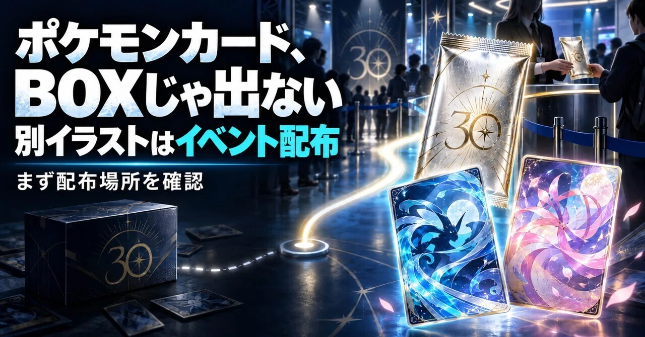 ポケカ30周年「30thプロモカードパック」はどこでもらえる？ゲッコウガ
