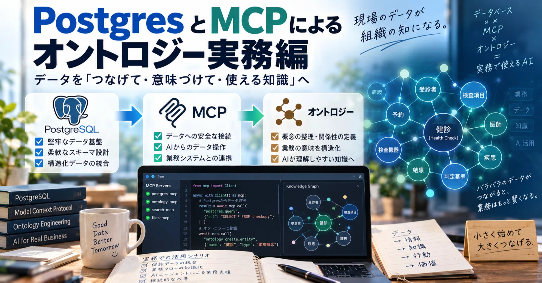 205」PostgreSQL × MCPで試す「業務オントロジー」― Claude Codeから健