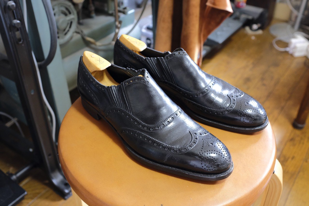 Soffice & Solid レイジーマン 7 S806 ブラック Soffice & Solid レイジーマン 超美品 US7 25cm スコッチ