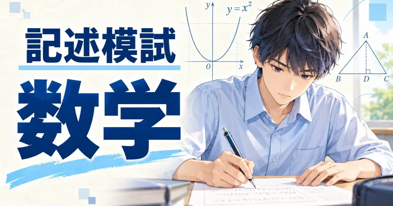 【約2.30点❗️❓画像4枚目まで❗️】大学受験 参考書 100円】全国記述模試・数学 第1回｜完全オリジナル3題＋採点基準｜KAI