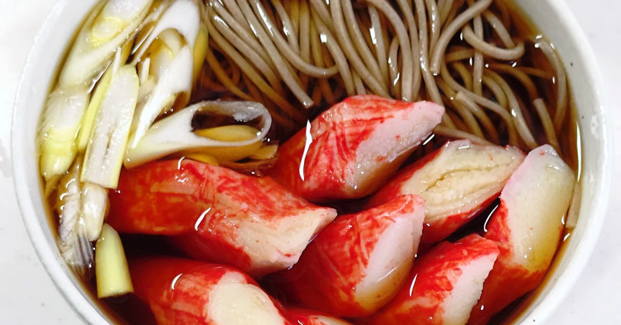 Crab Stick Soba (Fish Cake Soba) [My Dried Soba Path: The 232nd