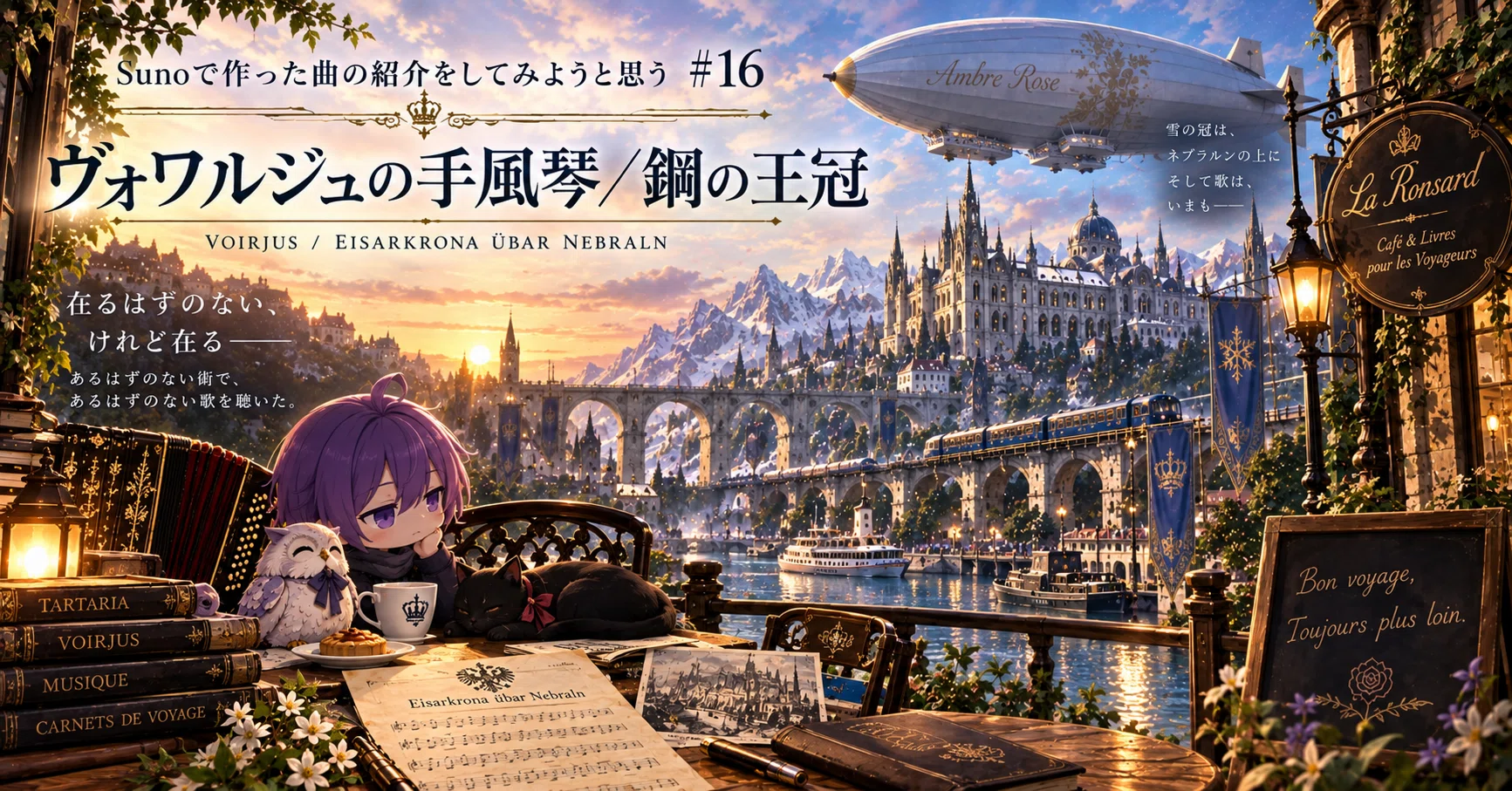 Sunoで作った曲の紹介をしてみようと思う #16 「ヴォワルジュの手風琴