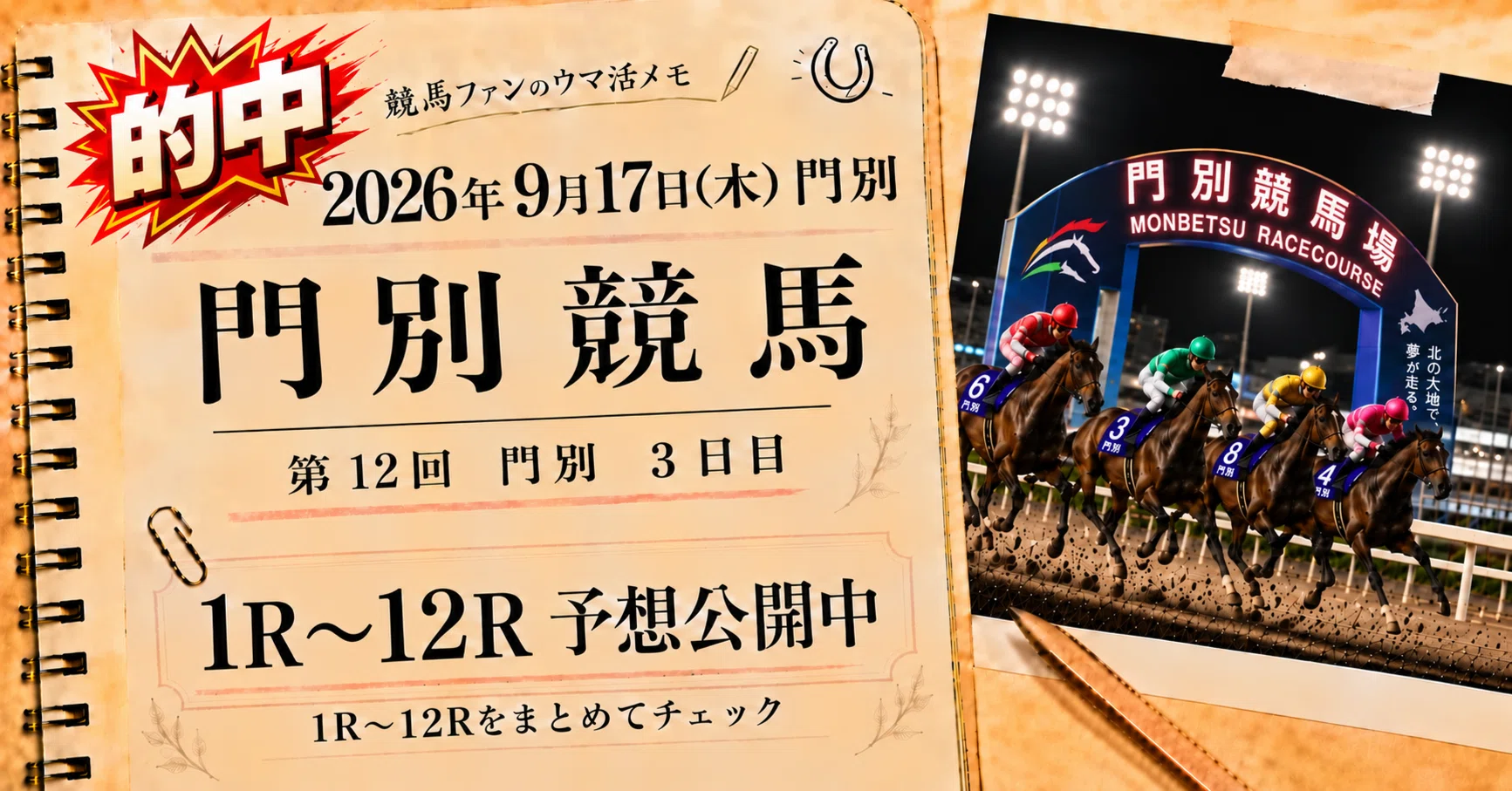 門別 競馬 予想
