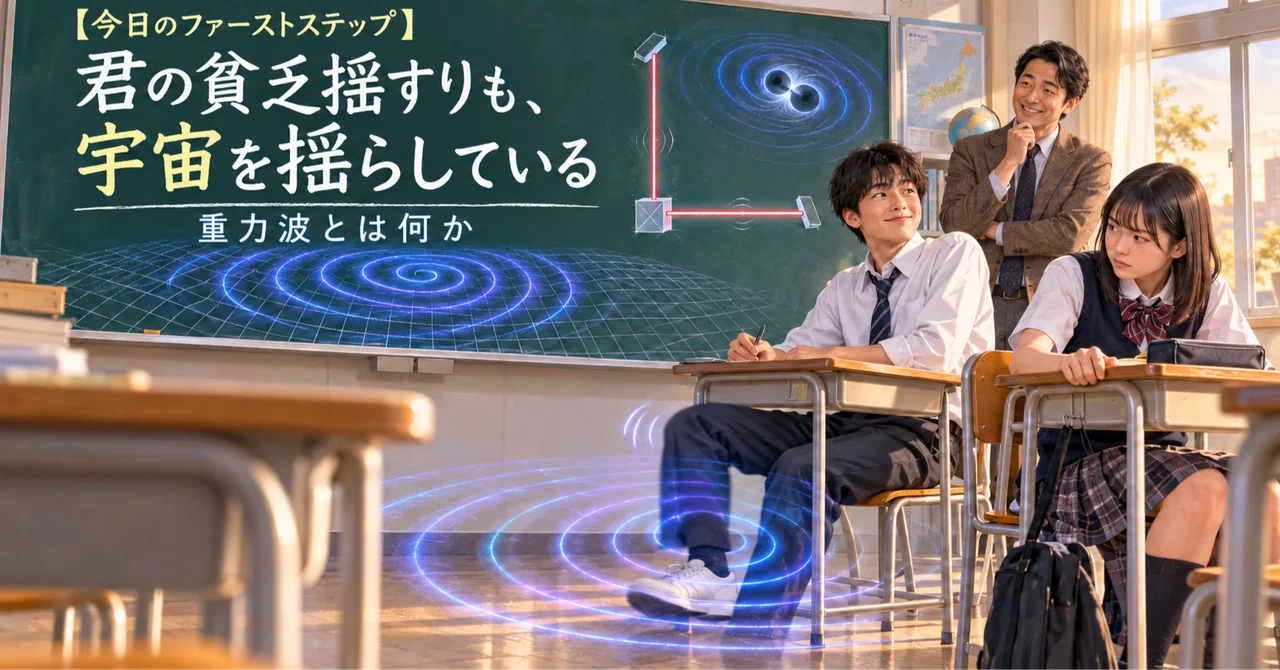 [Today's First Step] Even your fidgeting is shaking the universe—what ...