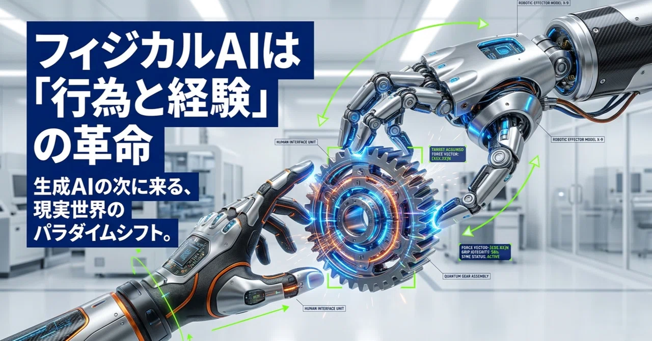 The Industrial Revolution of 'Action and Experience' Pioneered by Physical AI: Implementing Intelligence for 2030