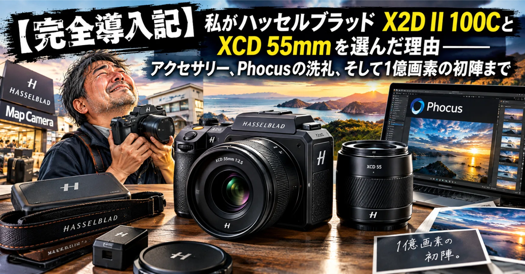 完全導入記】私がハッセルブラッド X2D II 100CとXCD 55mmを選んだ理由