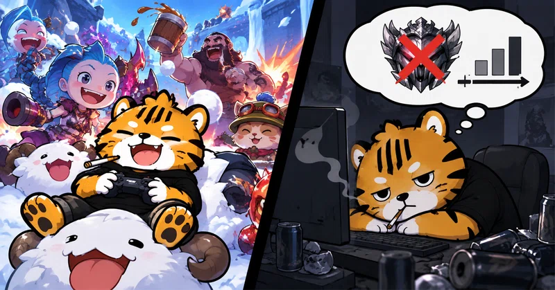 lol-メイヘムやARAMではLoLは上手くならない⁉️効率のお話
