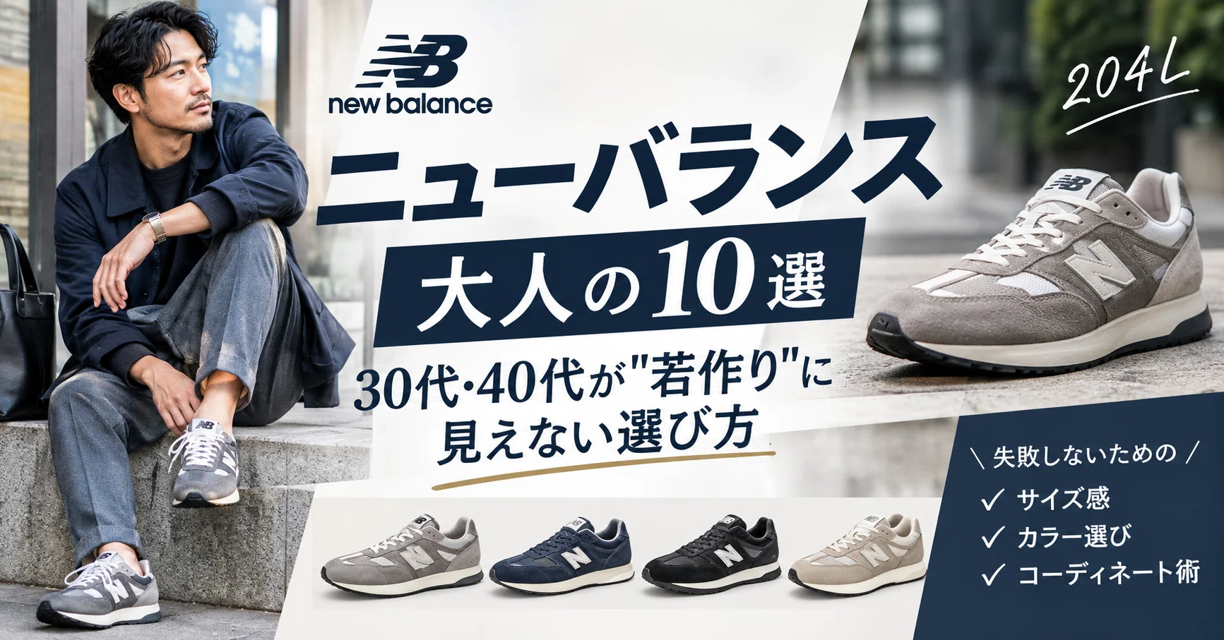 ニューバランス大人の10選｜30代・40代メンズが
