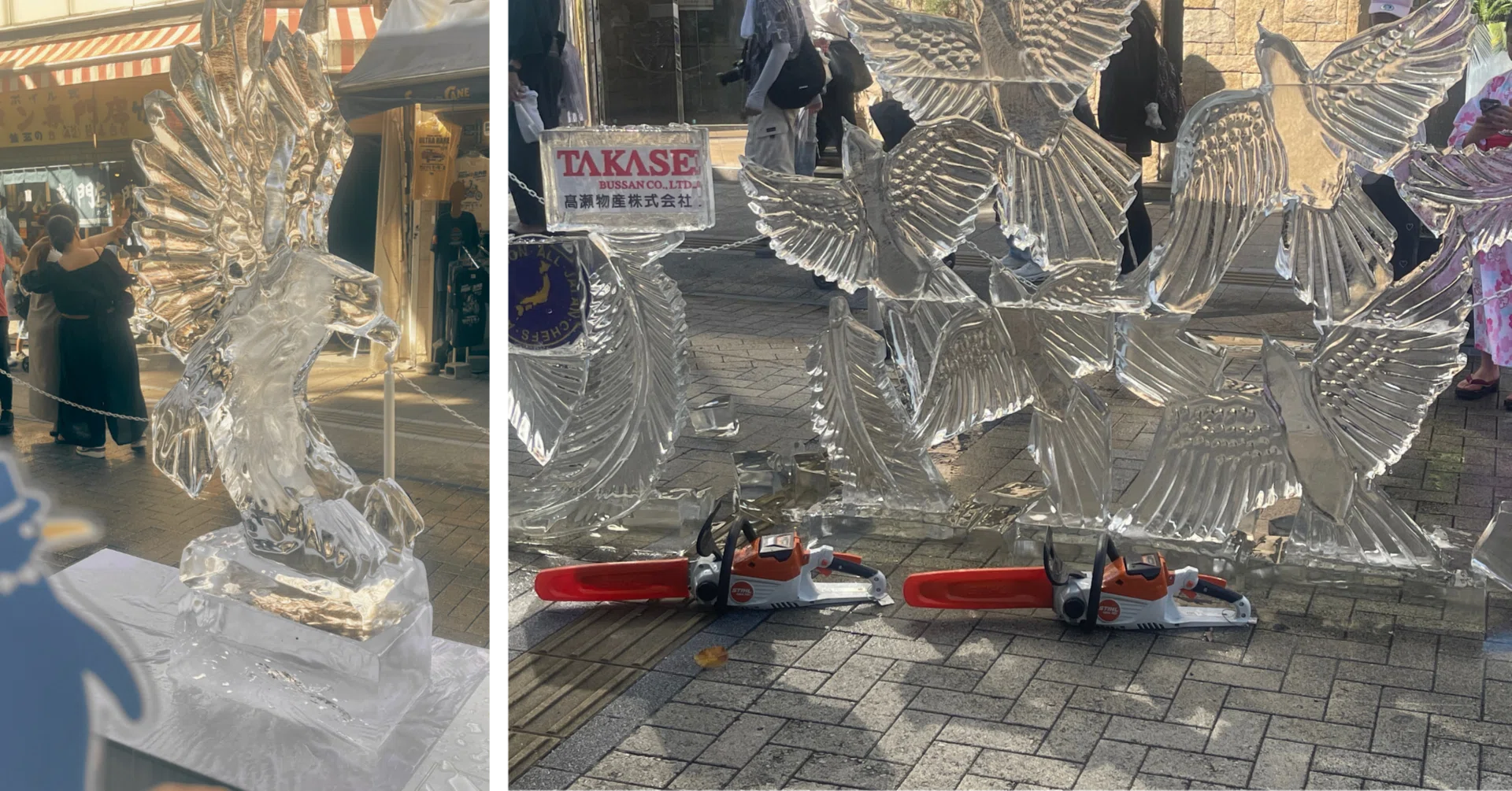 新入社員が真夏の氷彫刻大会へ！受け継がれる小野田商店の技術【八王子