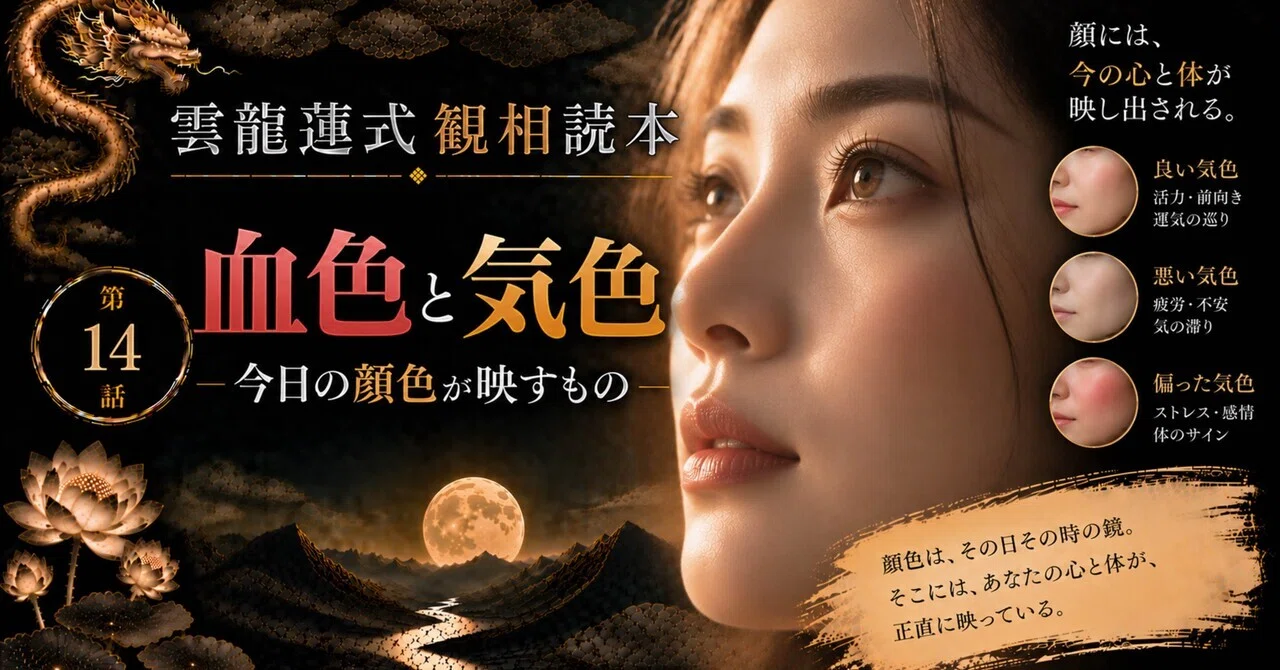 [Unryu Ren Style Physiognomy Reader] Episode 14: Complexion and Aura ...
