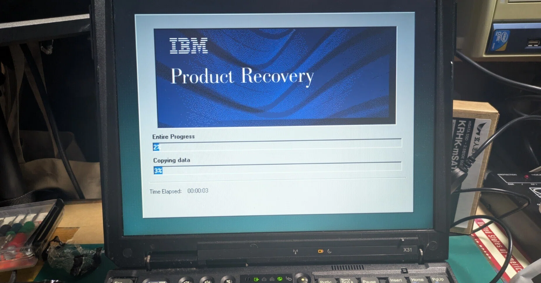 ヤフオクでジャンクのIBM Thinkpad X31を買った｜mashiroa 真城亜