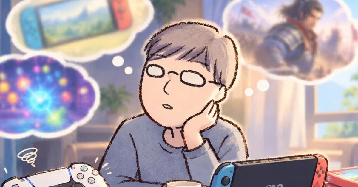 [Diary] I can't play games, yet the number of games I'm interested in ...
