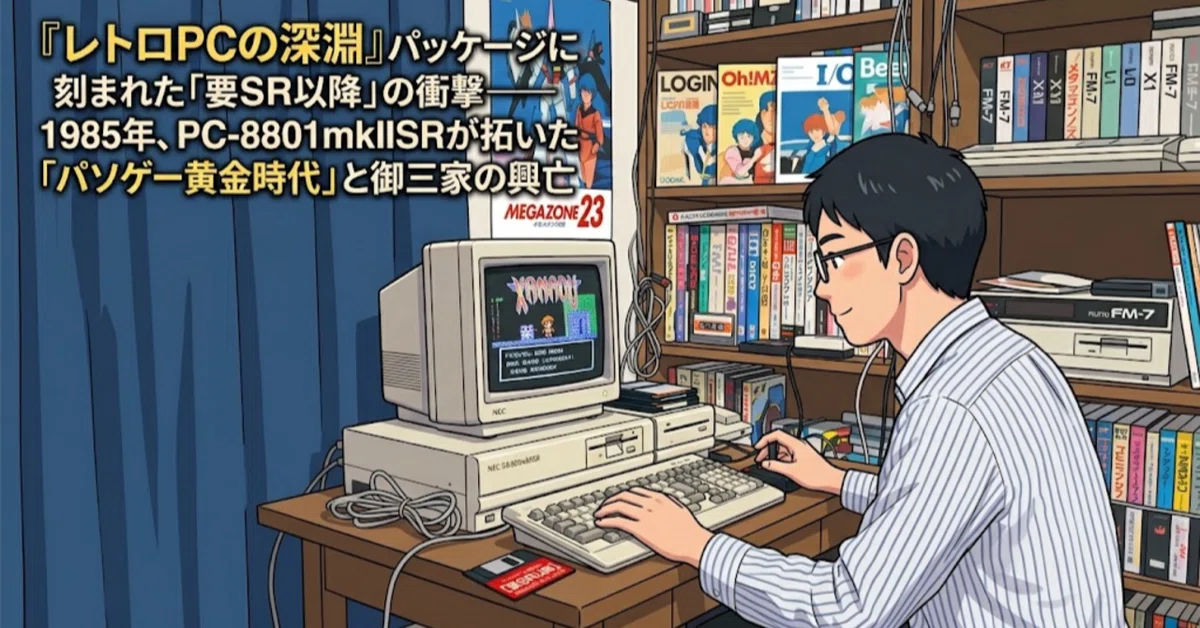 レトロPCの深淵】パッケージに刻まれた「要SR以降」の衝撃――1985年、PC